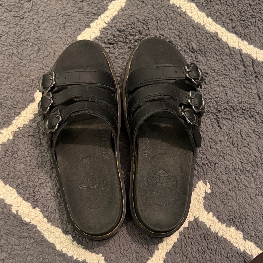 Dr. Martens Black Sandals